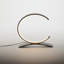 Crescent 13" LED Arch Table Lamp with Minimalist Pedestal Base-410605065