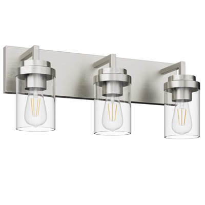 Bathroom Vanity Light with Glass Shade