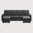 91" Convertible Sofa Couch with Pull Out Couch Bed-961005326