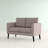 55.9" Linen Square Arm Loveseat-1388855156
