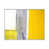 Toile avec cadre flottant blanc