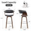 Tabouret de bar et de comptoir pivotant Draymond-1216622343-1216622341