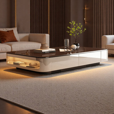 Modern minimalist luxury coffee table