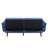 Nafisa Blue Fabric Adjustable Sofa & Ottoman