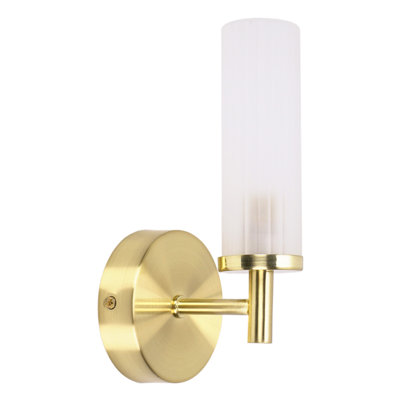 Adiell Glass LED Armed Sconce