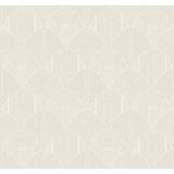 Meyberg Silver Geometric Wallpaper