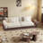 Grimpante 102.3" Upholstered Sleeper Cotton Linen Sofa Bed,Left and Right Installation-108998200