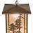 1 - Light Antique Copper Lantern Pendant