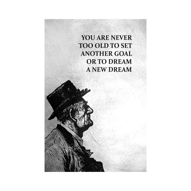Never Too Old by Adrian Baldovino - Wrapped Canvas Painting, 66.04 cm H x 45.72 cm W x 3.175 cm D