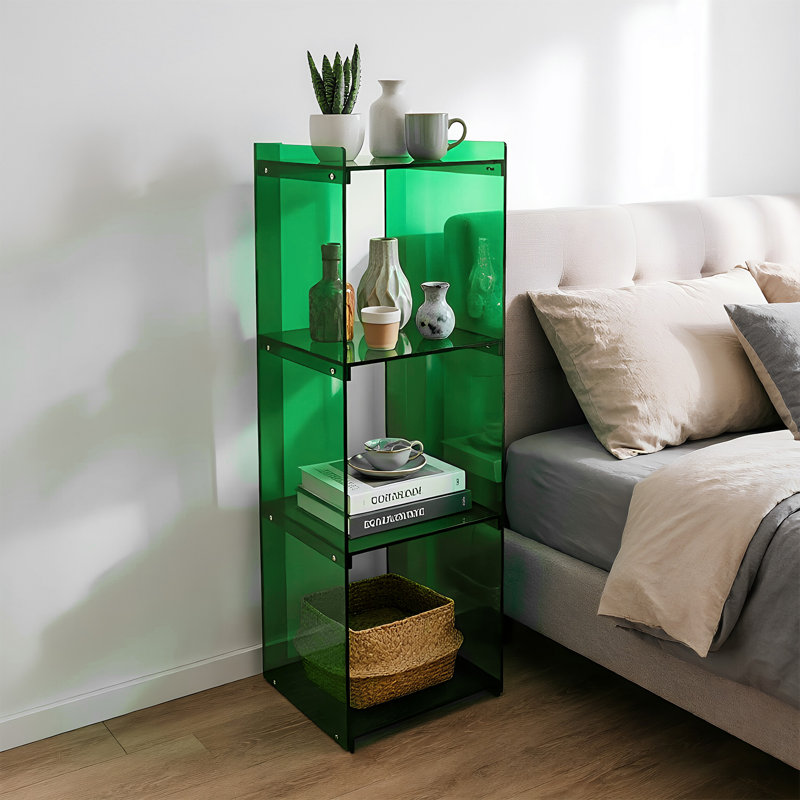 Organisateur de rangement en acrylique sur 3 niveaux pour la chambre à coucher et le bureau