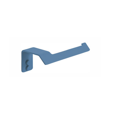 Slim toilet paper holder without lid
