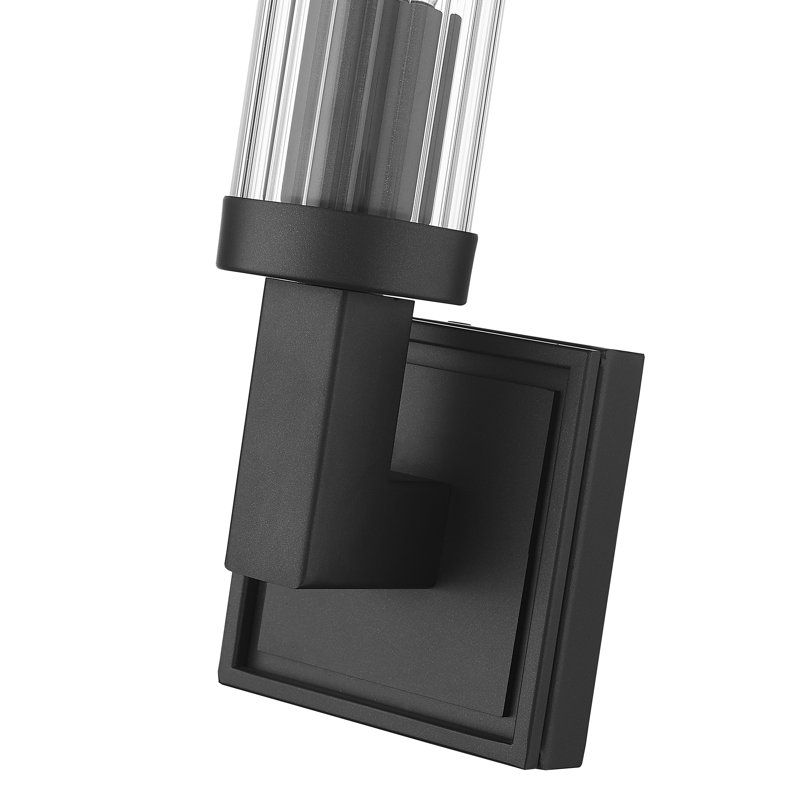 Lorryann Steel Candle Wall Light, Bronze