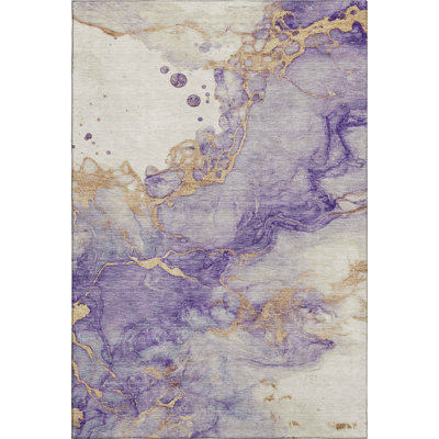 Premium Machine Washable Mayfield Abstract Rug