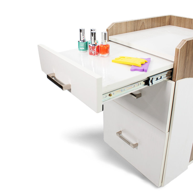 Commode à 2 tiroirs Seneca, Brun
