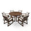 Ensemble repas d'extérieur 7 pièces avec 6 chaises et table ronde-1574743825