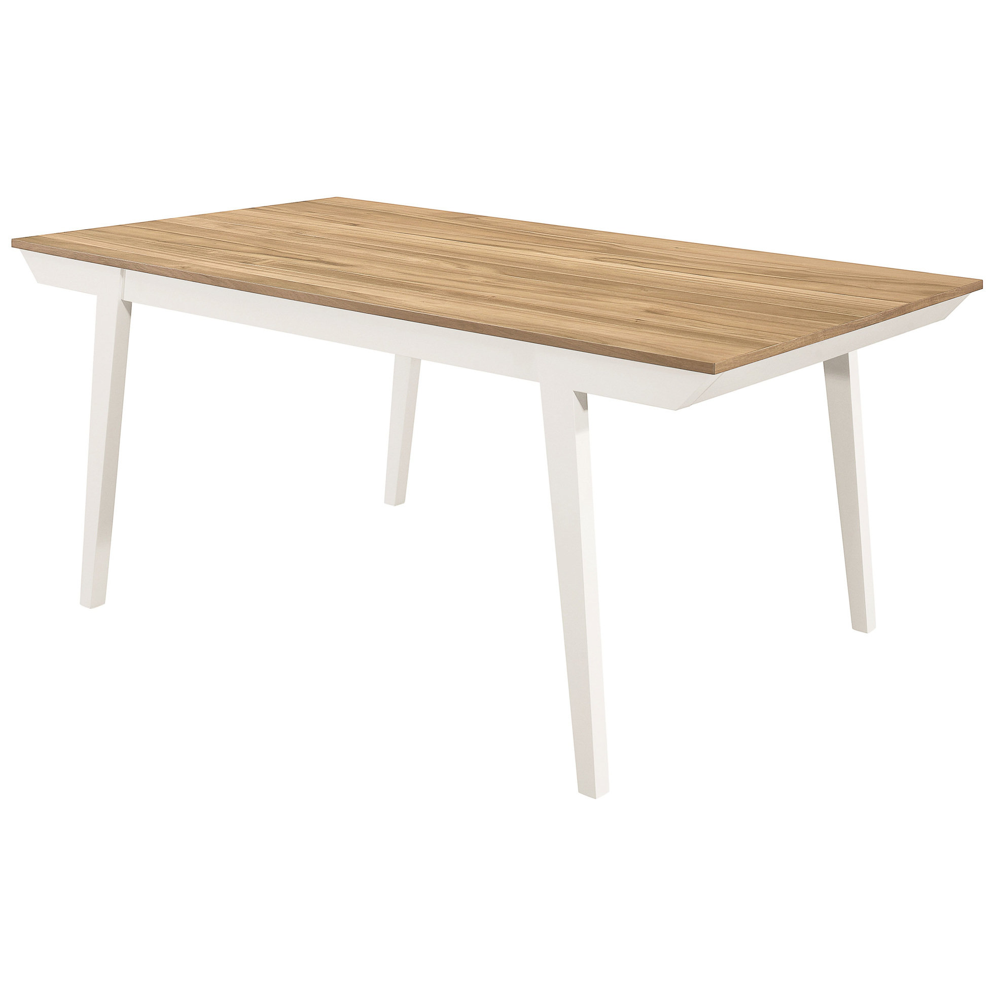 George Oliver Casual Contemporary Rectangular Dining Table With Natural ...