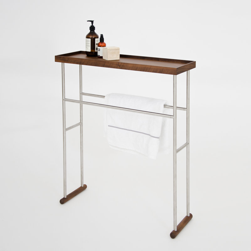 Caddy Towel Rail , Walnut