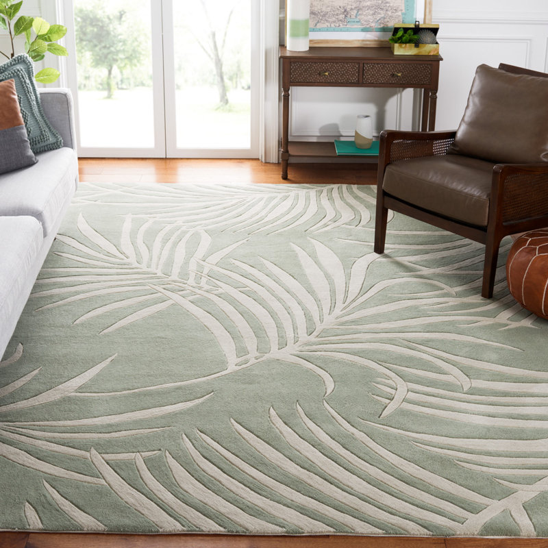 Tapis de performance Palmnue Hnad Hooked, Rectangle 6 pi x 9 pi