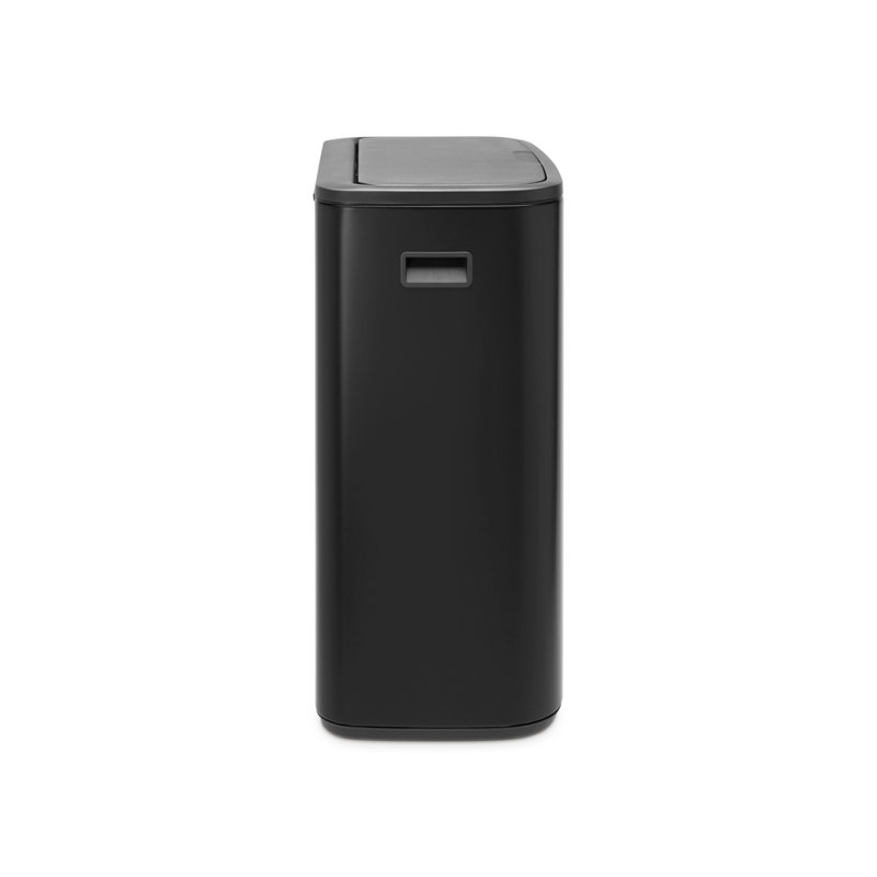 Passion Red Stainless Steel 16-Gallon Rectangular Trash Can