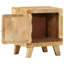 40cm W Solid Wood Bedside Table