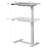 Crescio 27.5" Electric Height Adjustable Metal Base Standing Desk-1230169555