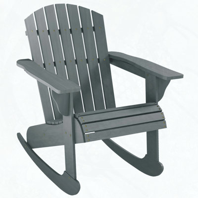 Chaise berçante Adirondack Outsunny