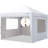 Quictent 10'x10' Pop up Canopy Tent with Sidewalls Instant Outdoor Gazebo Easy Party Tent Enclosed Waterproof, Easy Set up (White)-121843451