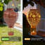 17 " Solar Powered Outdoor Lantern