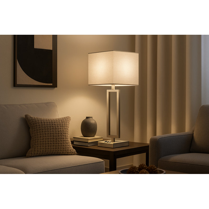 Lampe de bureau en métal