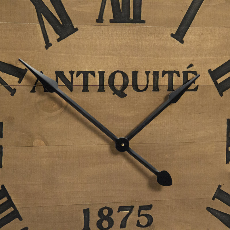 Alexis Wood Analog Wall Clock