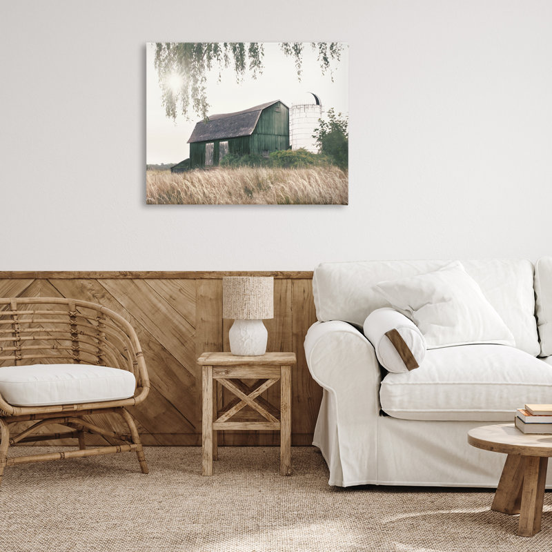 «Green Rustic Barn» par Lori Deiter, H 30 po x l 40 po