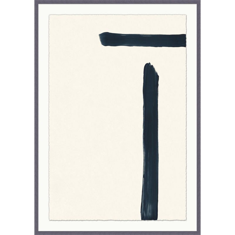 «Fragment 2» par Thom Filicia - reproduction sur papier Shadowbox, H 58,5 po x l 41,5 po, Papier encadré gris anthracite