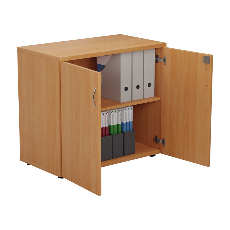 Buariki 2 -Door Storage Cabinet, Beech