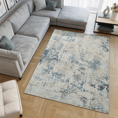 Haldon High-Low Abstract Area Rug