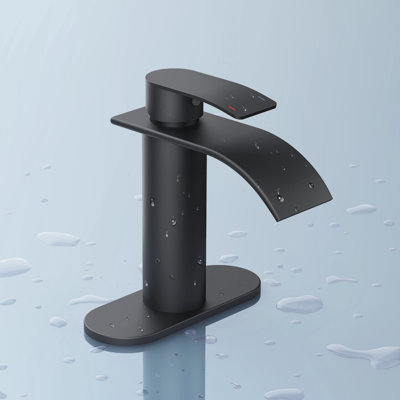 Single-handle Bathroom Faucet with Drain Assembly