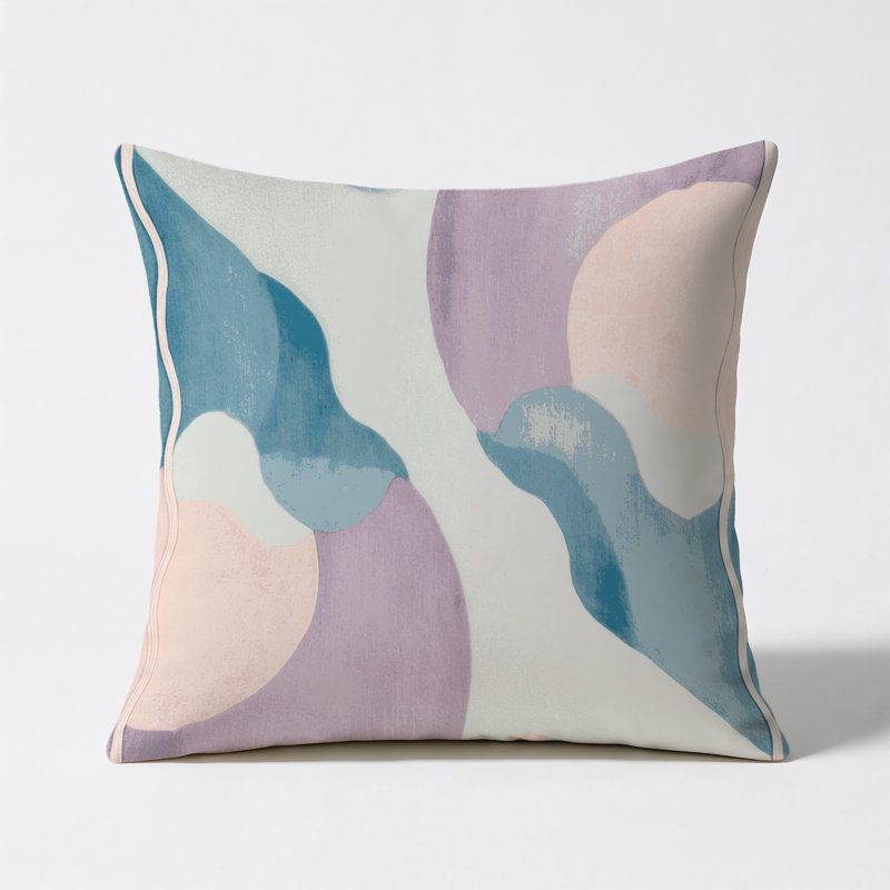 Serenity Bloom Indoor And Outdoor Throw Pillow, Square 16"