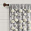 Panneau de rideau simple semi-diaphane avec passe-tringle Tassel Window-88660024-97653636