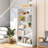 35.4'' W Bookcase, Modern Wood Tall Bookshelf-1844701721-1831045702