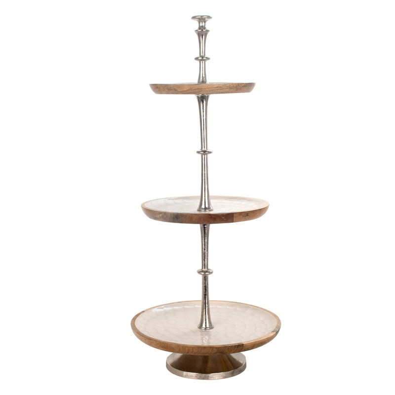 Mordecai Wood Tiered Stand
