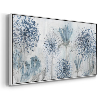 «Field of Blue», toile tendue avec châssis encadré, prête à être accrochée