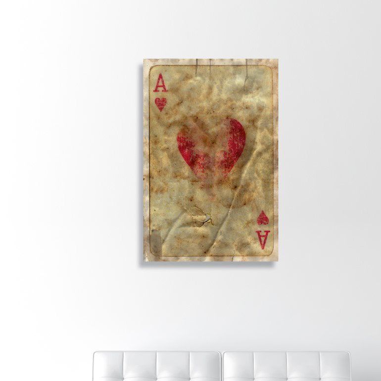 « ace of hecanvas arts », impression sur toile, H 36 po x l 24 po x P 1,5 po