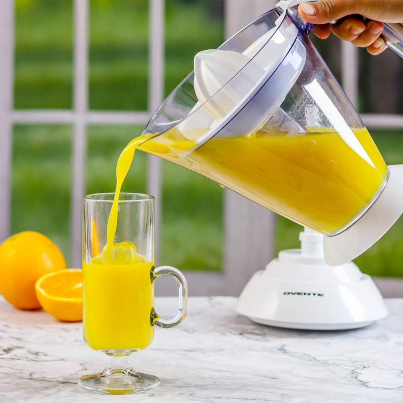 Ovente Electric Citrus Juicer, White