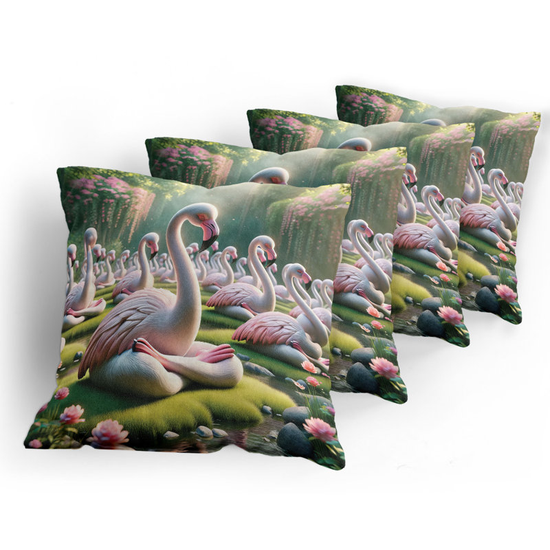 Fabric Reversible Throw Pillow, 24"H x 24"W