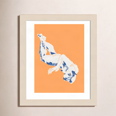 Nude Orange Print by Francesco Gulina