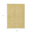Tapis intérieur lavable floral doré et ivoire 8 pi x 10 pi