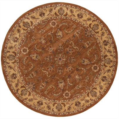 Metro Authentic Hand-Tufted Handmade Brown & Tan Modern Abstract Wool Area Rug