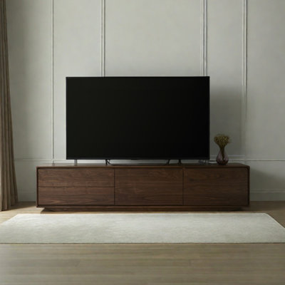 Black walnut high quality furniture TV cabinet