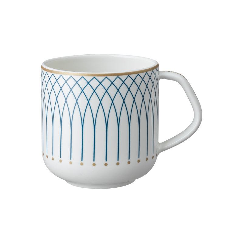 Grande tasse moderne en porcelaine