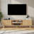 63" Scandinavian Style Tv Stand With Adjustable Shelves, Media Console For Tvs Up To 70"