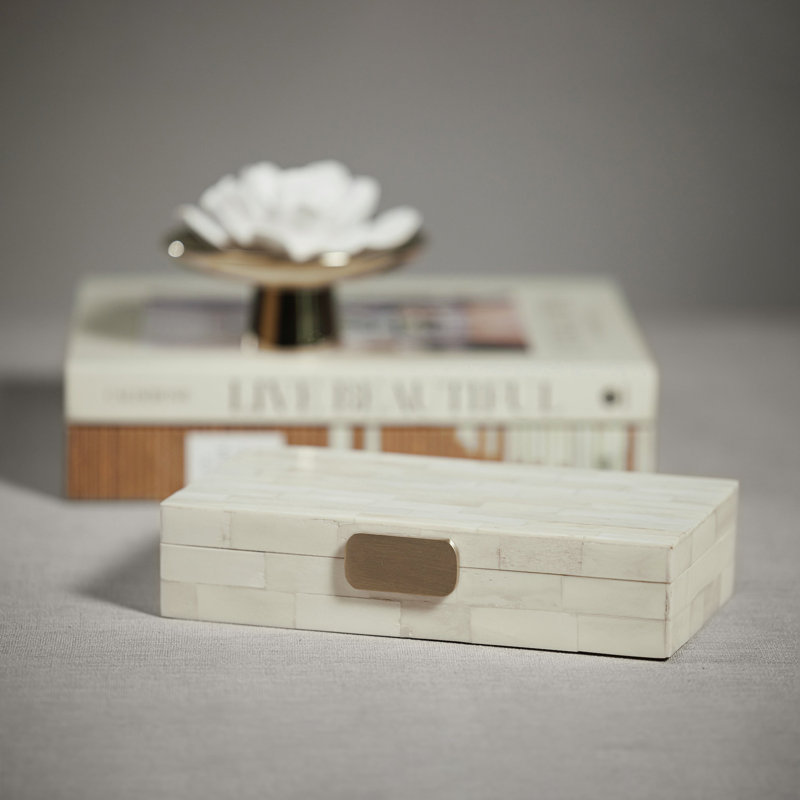 Irvine Handmade Buffalo Bone Decorative Box